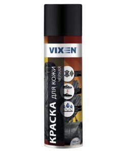 Краска для кожи черная, аэрозоль Vixen 335мл 12шт/уп***